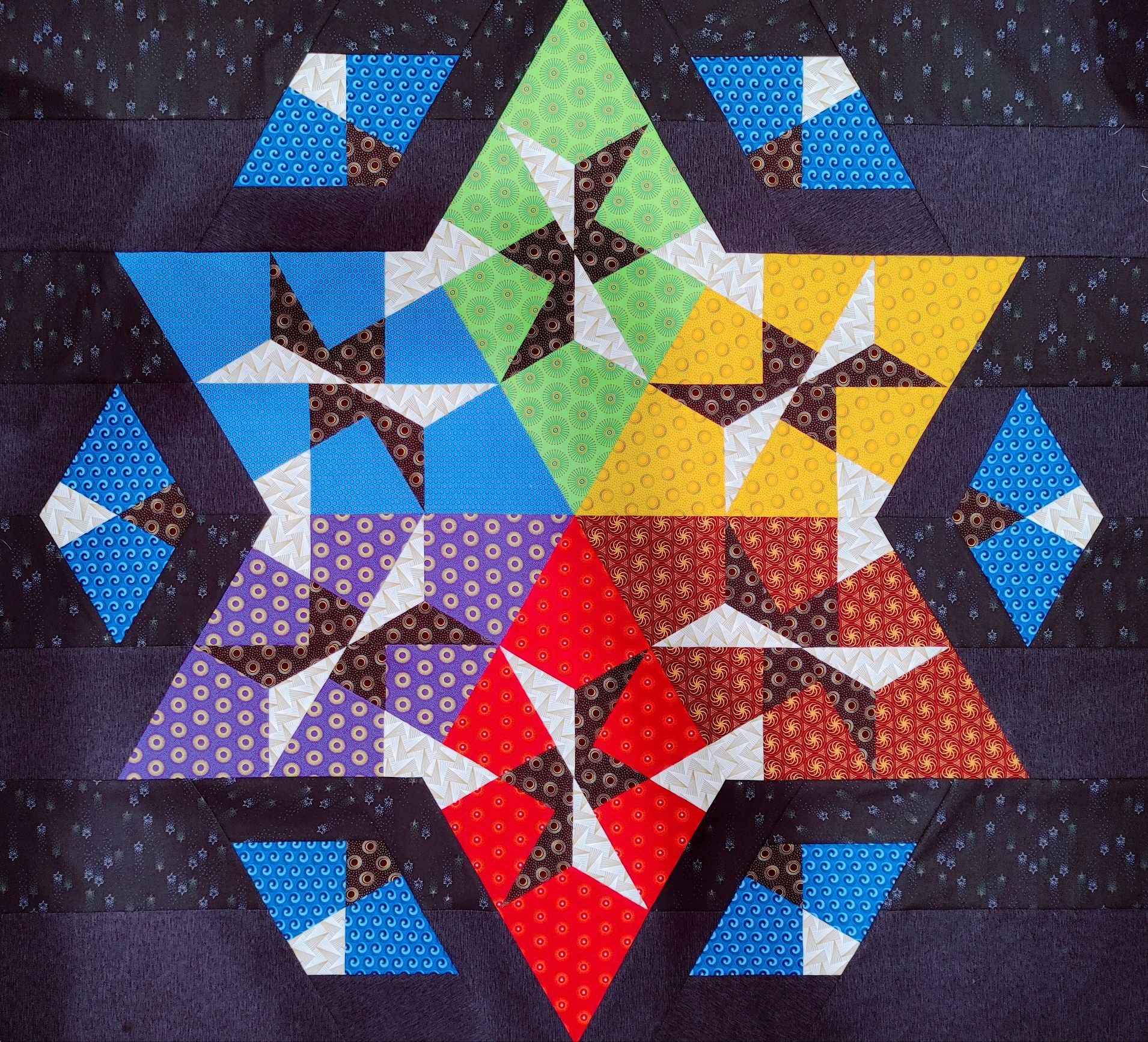 Retro Star (Galaxy Series) - Pattern only