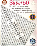 Super60 Ruler by Clearview Triangle